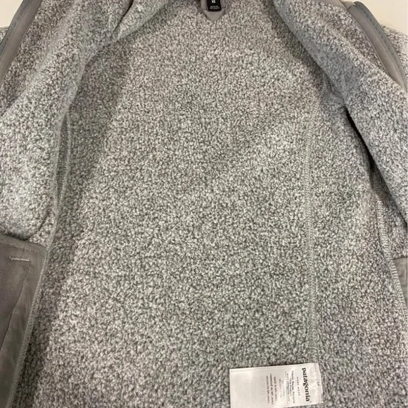 Patagonia Heathered Gray Zip-Up Jacket - Picture 4 of 5